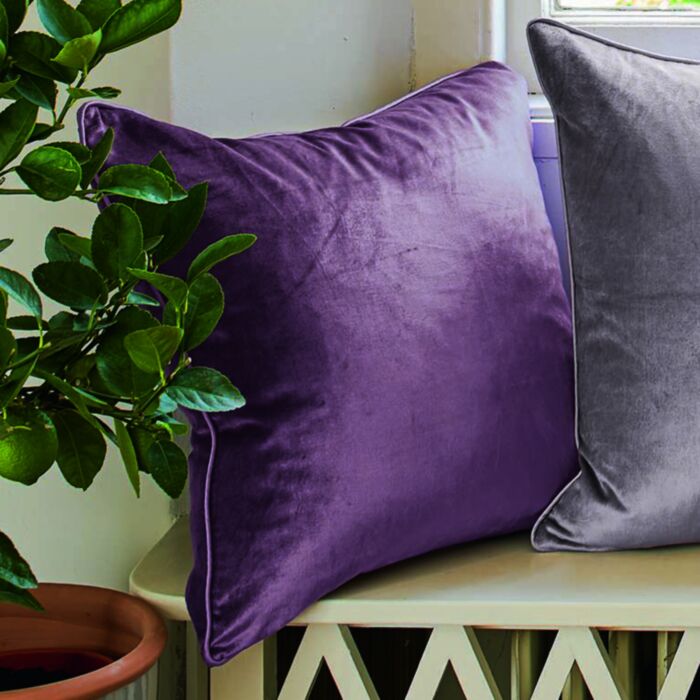 ashley wilde Laura Ashley Nigella Grape 50x50cm Microfibre Cushion