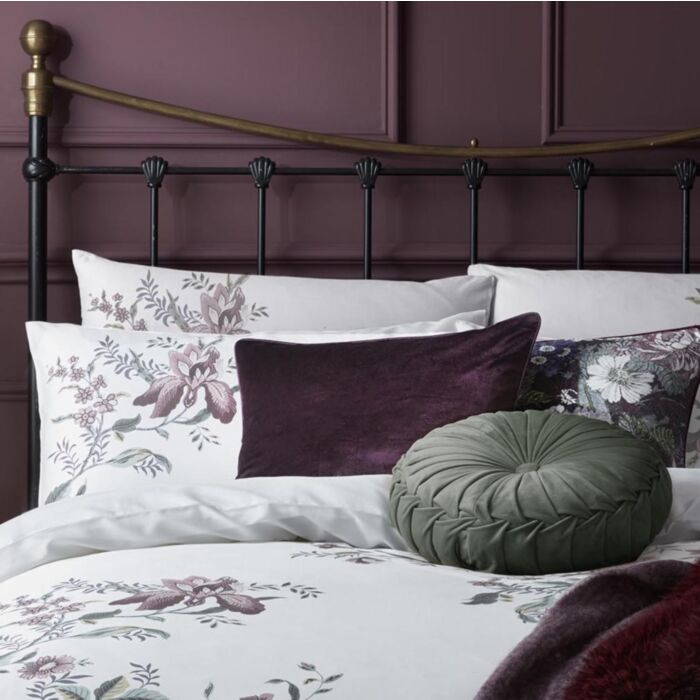 ashley wilde Laura Ashley Nigella Blackberry Purple 50x50cm Microfibre Cushion