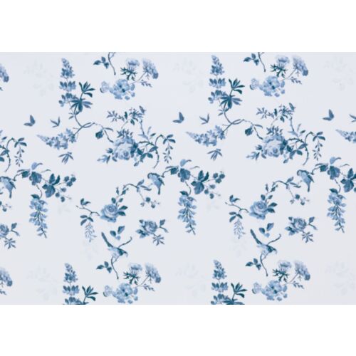 Birds And Roses Blue
