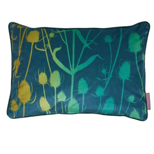 Teasel Peacock 40x60cm Feather Cushion