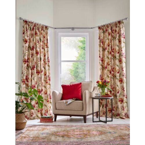 Gosford Cranberry Ready Made Curtains