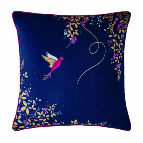 Hummingbird Navy 50x50cm Feather Cushion