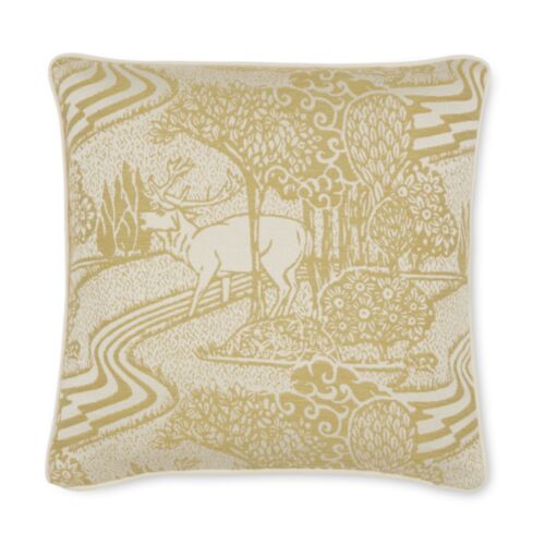 Trecastle Ochre 45x45cm Feather Cushion