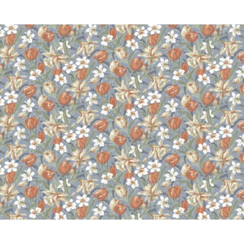 Tulips Dusky Seaspray Blue
