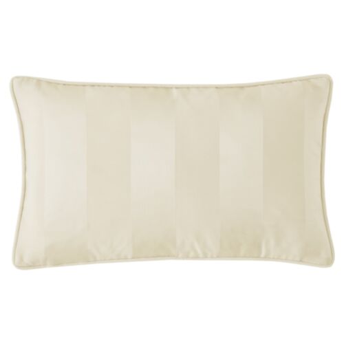 Lille Stripe Oyster 30x50cm Microfibre Cushion