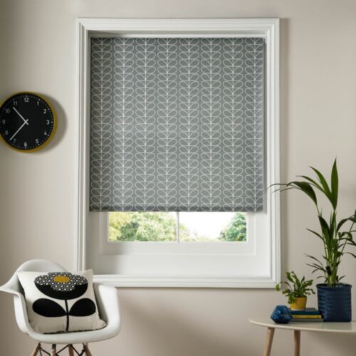Linear Stem Silver Ready Made Roller Blind