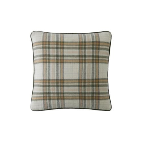 Padbury Check Olive 45x45cm Microfibre Cushion 