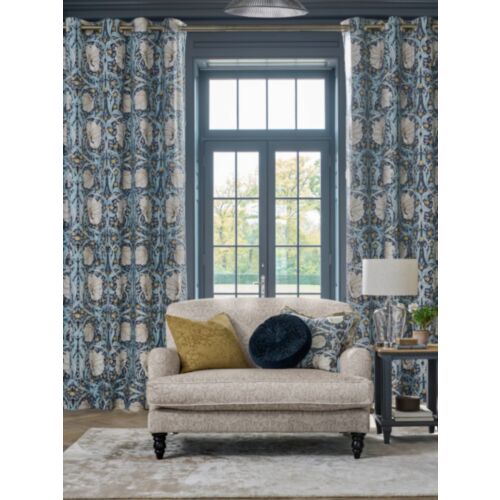 Pimpernel Indigo Blue Ready Made Curtains
