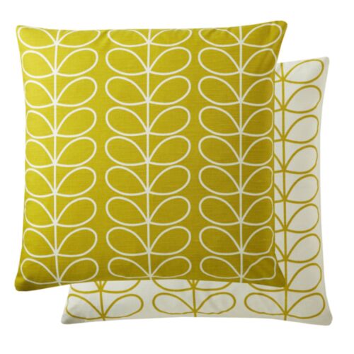 Small Linear Stem Cushion Sunflower 50x50 Feather