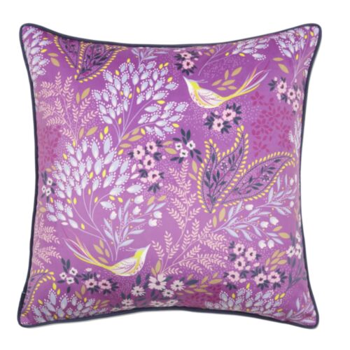 Songbird Mauve 50x50cm Feather Cushion