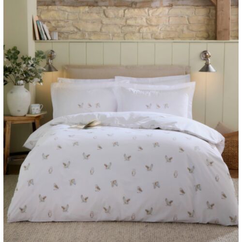 Snowy Owls White Bedding