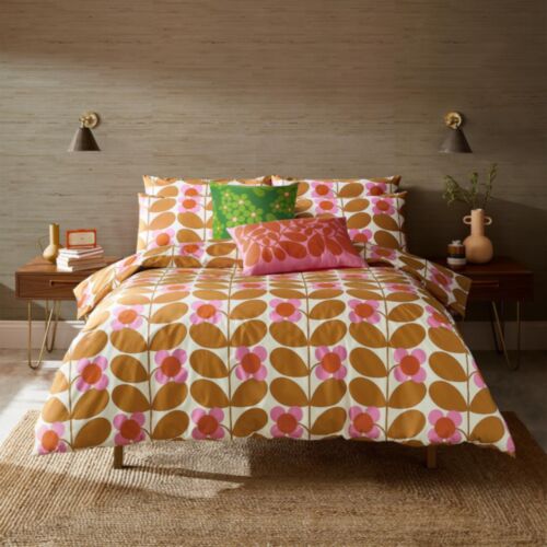 Stem Bloom Saffron Bedding