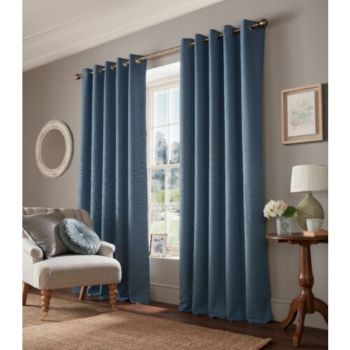Stephanie Dark Seaspray Ready Made Curtains