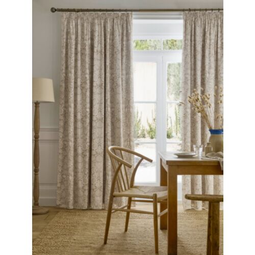 Sunflower Hessian Natural Ready Made Curtains