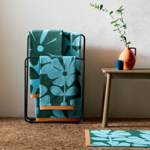 Wildflower Blue Lagoon Towels
