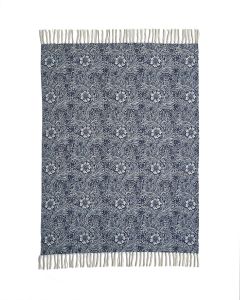 Marigold Indigo Blue 130x170cm Throw