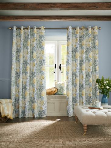 Bernwood Ochre Yellow Ready Made Curtains