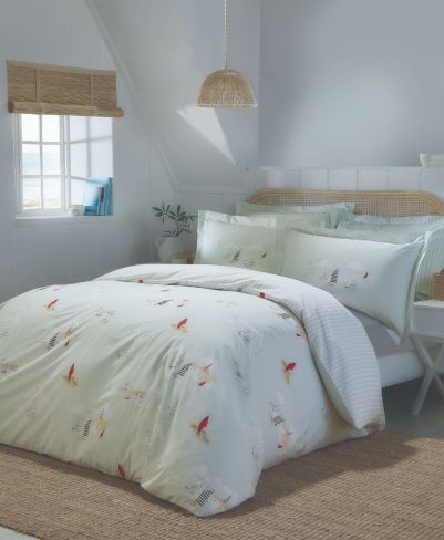 Coastal Boats Blue Bedding