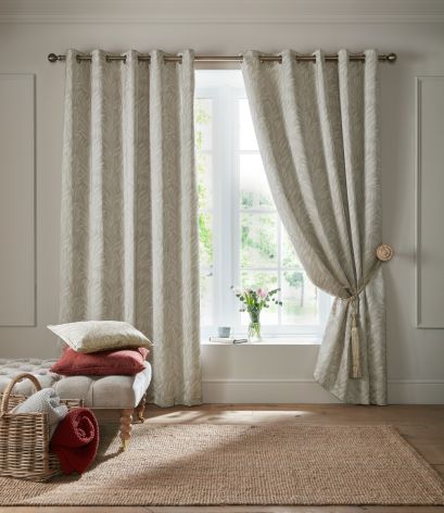 Coulderton Natural Ready Made Curtains
