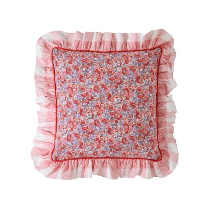 Ditsy Archive Pink 45x45 Poly Cushion