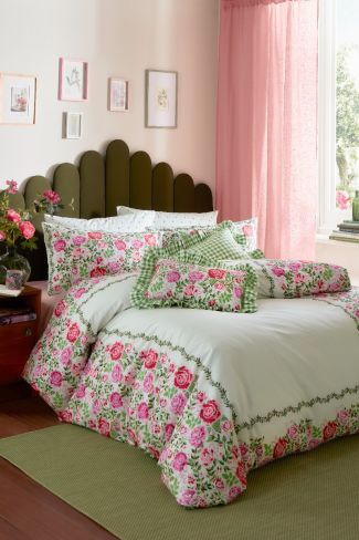 Dolly Rose Sage Bedding