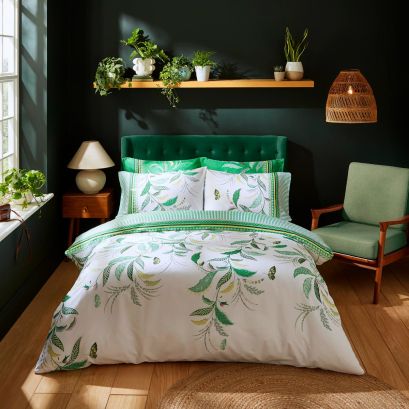 Fern Garden Spring Green Bedding