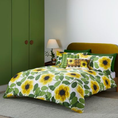 Giant Water Lily Lemon Twist Bedding