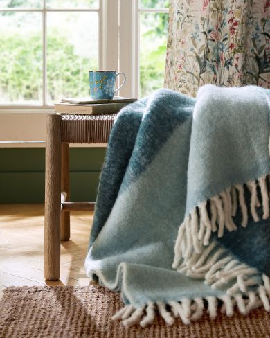 Bronwen Seaspray Blue 130x170cm Throw