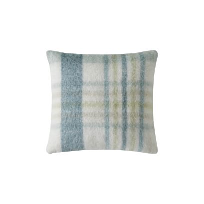Colton Check Newport Blue 50x50cm Feather Cushion