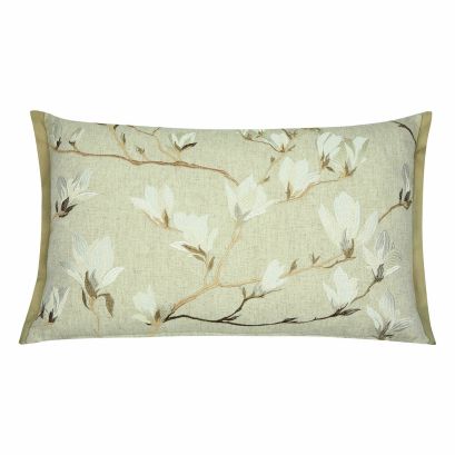 Magnolia Grove Natural 40x60cm Feather Cushion