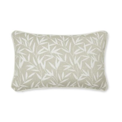 Willow Leaf Chenille Natural 30x50cm Feather Cushion