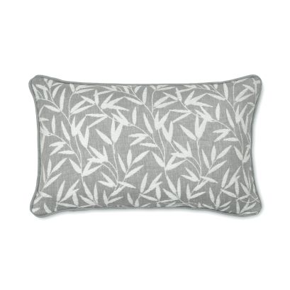 Willow Leaf Chenille Steel 30x50cm Feather Cushion