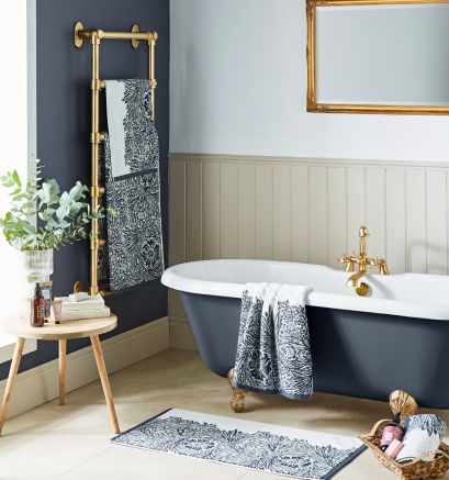 Marigold Prussian Blue Towels