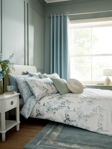 Mirabelle Pale Seaspray Bedding