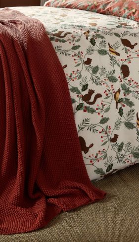 Parker Terracotta 125x150cm Throw