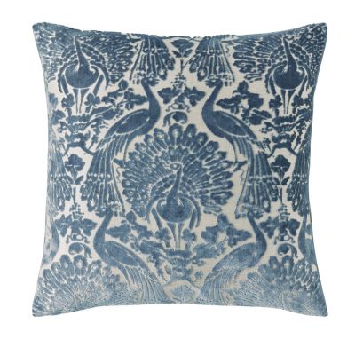Peacock Damask Dusky Seaspray Mf 50x50cm Cushion 