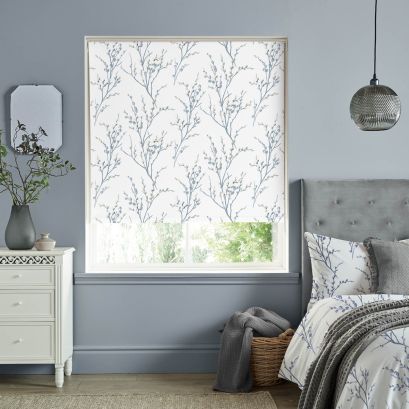 Pussy Willow Offwhite/Seaspray Ready Made Blinds
