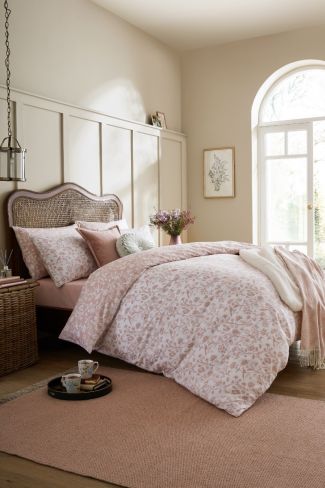 Shepherds Purse Blush Pink Bedding
