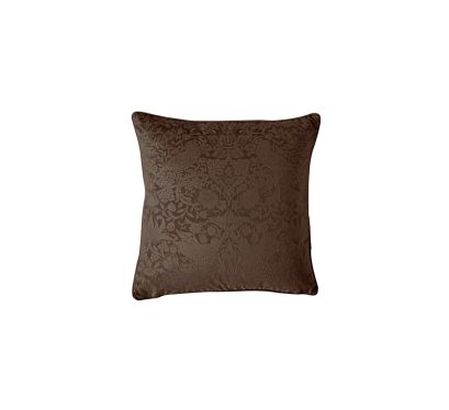 Strawberry Thief Embossed Chocolate 50x50cm Microfibre Cushion