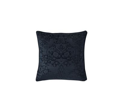 Strawberry Thief Embossed Prussian Blue 50x50cm Microfibre Cushion