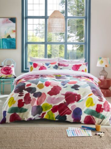 Abstract Fuchsia Bedding