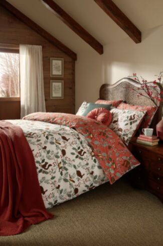 Autumnal Woodland Crimsonred Bedding