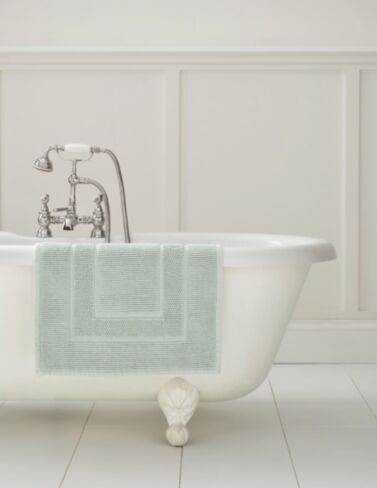 Border Cotton Duckegg Bath Mat