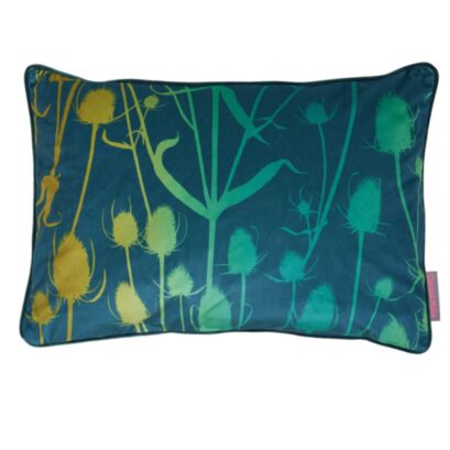 Teasel Peacock 40x60cm Feather Cushion