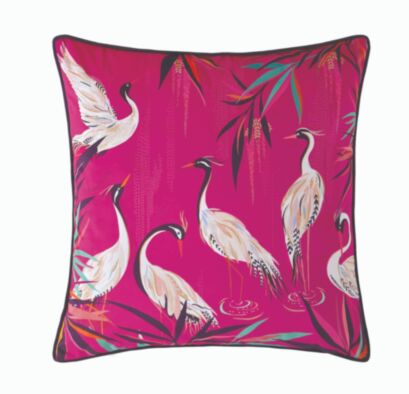Heron Pink 50x50cm Feather Cushion