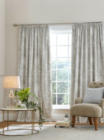 Josette Dove Grey Ready Made Curtains
