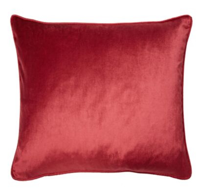 Nigella Cranberry 50x50cm Microfibre Cushion