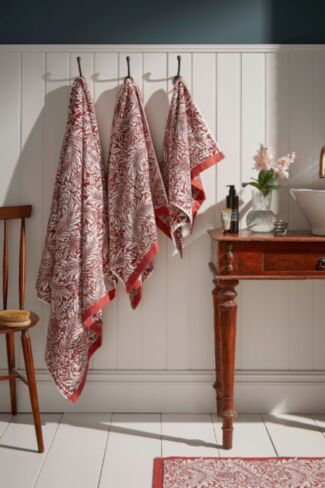 Larkspur Brick Towels