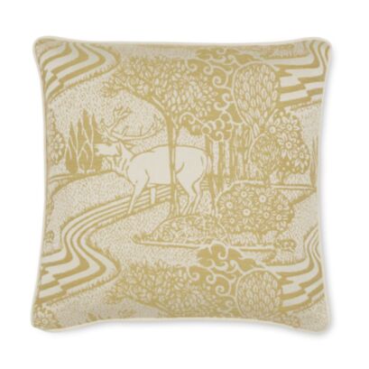 Trecastle Ochre 45x45cm Feather Cushion