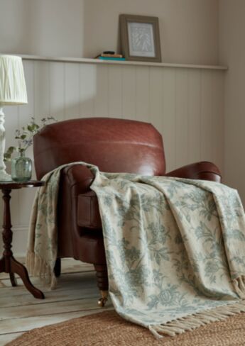 Lloyd Dark Duckegg 130x170cm Throw